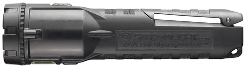 Side view of Dual Beam Industrial Flashlight Workhorse with Spot and Flood Modes Intrinsically Safe 140 Lumen Output.