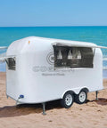 Ready To Roll Fully Equipped Mobile Food Trailer With Custom Kitchen Setup For Concessions Or Coffee Cart Turnkey Deal Built Dope For Busy Street Vendors And Outdoor Markets All Week Long at the beach.