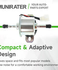 12V Fuel Pump Replacement For FD501D FD620D FD661D FD671D FD711D FD750D Compatible With Compact Tractors And Generators AM876266