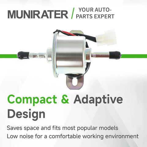 12V Fuel Pump Replacement For FD501D FD620D FD661D FD671D FD711D FD750D Compatible With Compact Tractors And Generators AM876266