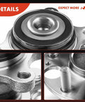 Close-up of Rear Wheel Bearing And Hub Assembly 5 Lug Compatible With Honda Civic 2006 2011 EX Si EX L And Acura CSX 2006 2011