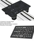 Gantry Plate Aluminum High Strength Black Anodized for 3D Printer and Milling Machines Universal Linear Rail Mount Built Tough