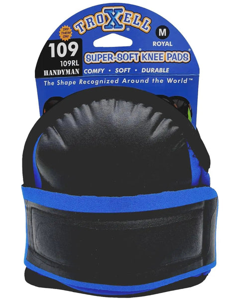 Ultra Soft Royal 109 Knee Pads For All Day Comfort with Non Slip Neoprene Straps Durable Construction Ergonomic Fit Medium Size