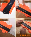 Heavy Duty 12 Plus 5 Inch Contour Gauge With Locking Pins Tracks Weird Shapes Fast Slick Trace Tool For Woodwork And Building steps for pattern copying