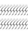 Heavy Duty Tool Lanyards 20 Pack Safety Leashes with Retractable Bungee Cord, Aluminum Lock Carabiner, Adjustable Loop End