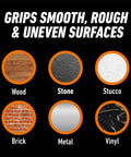 Heavy Duty Black Duct Tape 1.88 Inch By 35 Yard Beast Mode Hold For Indoor And Outdoor Repairs Weather Resistant inclusive of wood, stone, stucco, brick, metal, vinyl surfaces