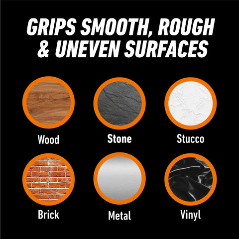 Heavy Duty Black Duct Tape 1.88 Inch By 35 Yard Pack Of 2 grips wood, stone, stucco, brick, metal, vinyl surfaces