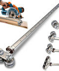 16 Inch Positioning Calipers For Circular Saw Featuring Stainless Steel Skate Plate Guide With Triple Bearing Glide with laser scale and rollers.