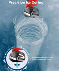 Image of 6 Inch Floating Rotating Ice Fishing Auger Drill Bit With 2 Ice Anchor Drill Adapters And 2 Blades Nylon Attachment drilling ice