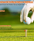 Golf ball and tee in use; part of All In One Golf Gear Set With Leather Case Rangefinder Balls Tees Brushes Ball Markers Clips Divot Tool And Scoreboard Perfect Gift For Men And Women Who Live For The Course.