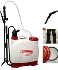 Backyard Ready 4 Gallon Backpack Sprayer With Durable Poly Tank Translucent White See Through Chamber Euro Style Fit