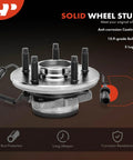 Front Wheel Bearing And Hub Assembly 5-Lug Fit For Ford Explorer 2006-2010, Explorer Sport Trac 2007-2010, Mercury Mountaineer 2006-2010