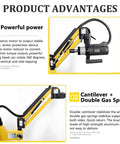 Zyllds 600W Electric Tapping Machine M3 To M16 With Touch Screen Control And 0-312 Rpm Speed, featuring powerful servo motor and cantilever arm.