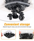 50 Piece Push Type Engine Cowl Bumper Fender Clips Replacement Kit Fits Nissan Altima Sentra Murano Maxima Xterra