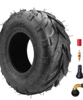145/70-6 Tubeless Go Kart And Mini Bike Tire For Coleman PowerSports KT196 with stems, cores, caps included