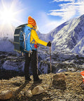 Hiker with 28W Portable Solar Charger That Slays The Day With Dual USB C And USB A For Camping And Hiking Outdoor Adventure