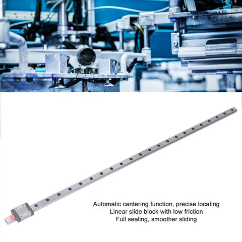Automatic Centering Linear Guide Rail for Ceiling System 600 Mm CNC Miniature Guide Rail With Bearing Steel, Pro Grade