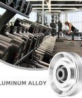 2 Pack Bearing Pulley Wheel For Gym Gear And Home Workout Pro Grade Equipment Durable Round Pulleys For Cable Machines And Sliding Door Rollers Easy To Install Quickly, aluminum alloy bearing pulley wheel in gym setting