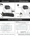 Installation guide for Headliner Kit With Four Color Fiber Optic Lights And Two In One Light Engine For Car Interior Glow Up