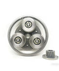 47.5x12mm Oblique Planetary Gear 35T Helical Gear With 8mm Bearings Nylon And Steel Construction For Electric Bike Hub Motor Replacement Parts