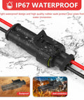 Weatherpack Connector Kit 993Pcs With Crimp Tool for Automotive Wiring, waterproof connector in water, IP67 rating.