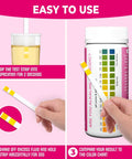 PH Test Strips For Home Use, 150 Count, Range 4.5 To 9, Urine And Saliva Monitoring, Litmus Paper For Wellness with easy color comparison chart.