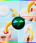 Step-by-step assembly of Two Pack Mushroom Night Light Plug In Wall Lamp With Sensor LED Nightlight Cute Mini For Kids Nursery Bedroom Decor Gift 7 Color Changing Soft Warm Glow For Night Time Comfort In Bedroom And Nursery