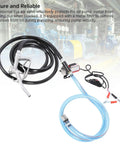 12V Self Priming Oil Transfer Pump With Switch For Gasoline And Kerosene Compact Electric Fuel Pump Delivers Up To 10 GPM 16 Feet Max Lift Heavy Duty Motor Protection And Metal Filter Ideal For Quick Fuel Transfers, hoses and nozzle