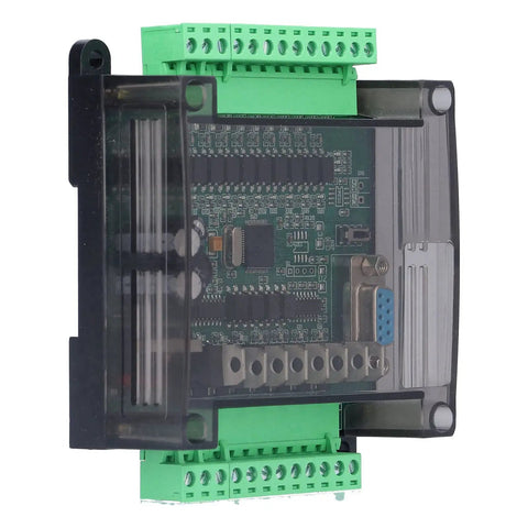 DC 12V Programmable Logic Controller with 2N20MT industrial control board and shell, high-speed pulse output for automation