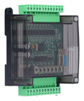 12V PLC Control Module for quick easy plug and play automation with relay output, green connectors, in shell enclosure industrial grade.