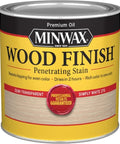 Straight Up Premium Oil Based Wood Stain Semi Transparent Finish With Deep Penetrating Formula For Rock Solid Protection and Simply White tone in a metal can.