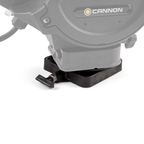 Heavy Duty Composite Downrigger Mount With Smooth 360 Swivel And Rock Solid Angle Locking built tough stainless hardware for saltwater fish boats prep drilled install, showing base and lock lever.