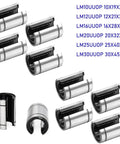 Open Linear Sliding Bearings For Rods And Rails LM10UUOP LM12UUOP LM13UUOP LM16UUOP LM20UUOP Open Type Motion Guides For Ultra Smooth Precise Linear Movement And Easy Alignment 4 To 10 Piece Pack, assorted open ball bearings