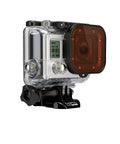 Hero3 Plus Dive Filter For Dive Housing Red With Optical Grade Glass Tool Free Installation Shallow To Deep Water Use