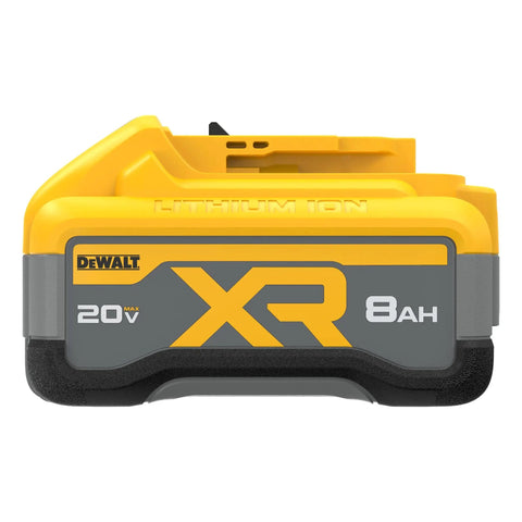 20V Max XR Powerpack 8.0Ah Battery For Power Tools, front view showing durable build and branding.