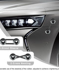 Front And Rear Bumper Quick Release Kit With Stainless Steel Screws, Rubber O Ring Washers, And Universal Tabs Titanium Finish