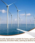 Three Blade Wind Turbine Replacement Kit With 3 Blades, 3 Hubs And 3 Blade Covers, 580mm Rotor for home, farm or industrial use