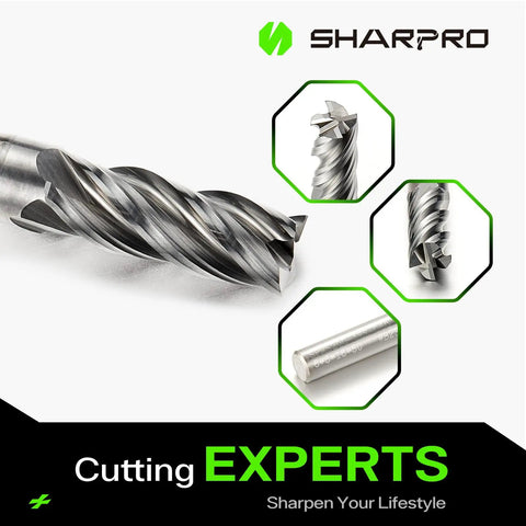 6mm Shank End Mill 4 Flutes AlCrN Coated Carbide Square CNC End Mills for precision milling