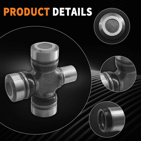 Universal Joint Kit 5-760X 1310WJ ISR Inside Snap Ring Non Greasable Front Axle U Joint Pack Of 2 details