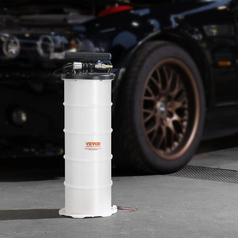 Heavy Duty 6.5 Liter Oil Extractor Pump Featuring Pneumatic And Manual Modes To Drain Motor Fluids Fast On The Shop Floor.