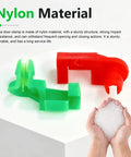 80Pcs Car Door Lock Rod Clips Kit For Tailgate Handles, Universal Plastic Rod End Clips And Retainers, Easy Install Door Clips For Most Vehicles, Durable, Secure Fit, Great For Auto Door Latch Maintenance, nylon clips shown in green and red