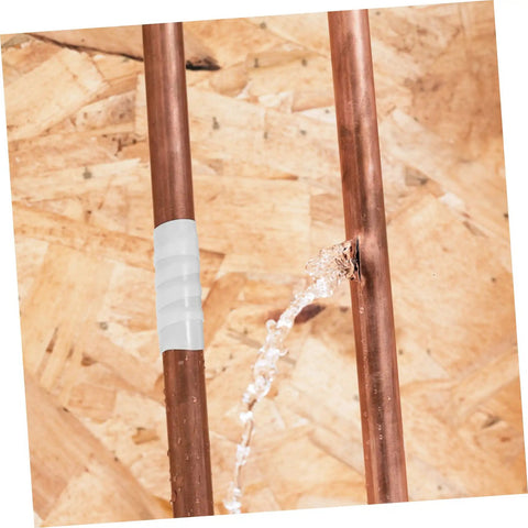 Two-Pack Flexible Seal Tape For Plumbing Repairs, Self-Adhesive Rubberized Silicone Sealant Tape on copper pipe leak
