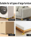 Heavy Hauling Setup Features 360 Degree Swivel Casters And Shock Absorbing Silent Rollers To Move Bulky Appliances Through Tight Garage Spaces Like A Smooth Operator Daily, showing washing machine, sofa, closet, and bed.