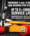 Professional Grade Heavy Duty Industrial Machinery Movers 26455 Lb Capacity stainless steel skate with thickened load-bearing plate