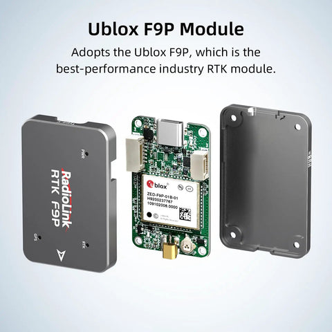 RTK F9P Centimeter GPS Drone Pro Grade High Precision Positioning Module Receiver For Agriculture and Surveying