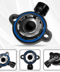 Throttle Position Sensor TPS For Chevrolet GMC Buick Cars And Trucks Compatible With Silverado Sierra C1500 K2500 Century Savana OEM Replacement 2134668 213912 977030 17123855 17123852 black TPS sensor with blue seal