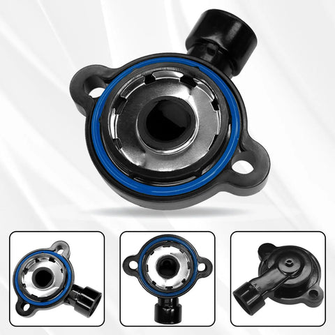 Throttle Position Sensor TPS For Chevrolet GMC Buick Cars And Trucks Compatible With Silverado Sierra C1500 K2500 Century Savana OEM Replacement 2134668 213912 977030 17123855 17123852 black TPS sensor with blue seal