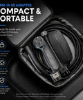 Nema 14-50 To Tesla Mobile Connector Adapter For Gen 2 And Gen 3 240 Volt 30 Amp EV Charging plug in portable case.