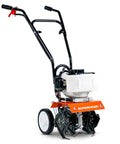 Beast Compact Gas Powered Mini Tiller Cultivator With 52cc Engine 1.8HP Four Adjustable Steel Tines Front Rotation 10 Inch