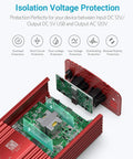 500W Pure Sine Wave Car Inverter Converts 12V DC To 110V AC With Two Outlets And 4.2A Dual USB Ports, Internal Circuit Protection